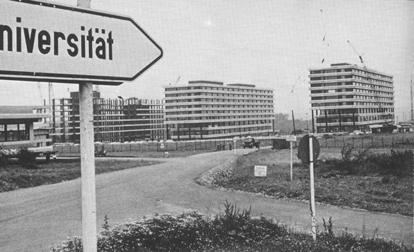 The Completion of the First Phase of Construction and the Opening of Ruhr University in Bochum (June 30, 1965) 